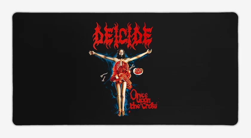 Mouse pad Gamer Negro de Deicide Once Upon the Cross