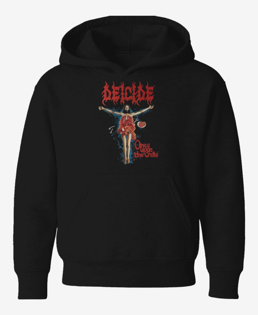 Poleron de niño Negro de Deicide Once Upon the Cross
