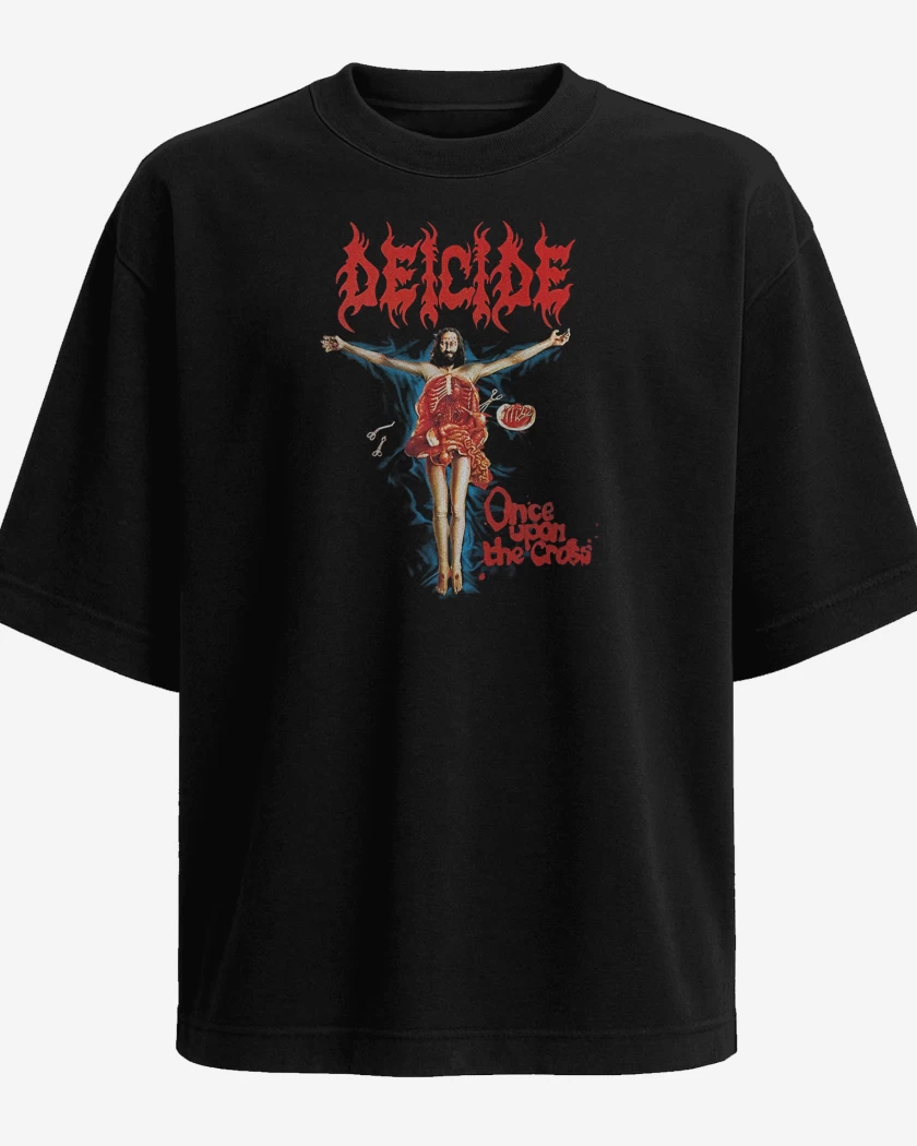 Polera Oversize Deicide Once Upon the Cross
