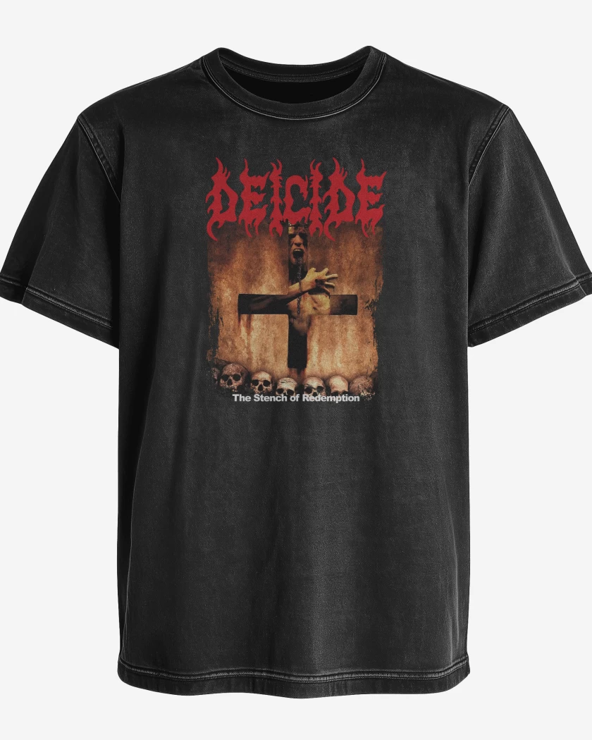Polera desgastada Negro de Deicide The Stench of Redemption