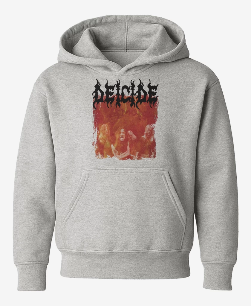 Poleron de niño Gris Melange de Deicide Amon