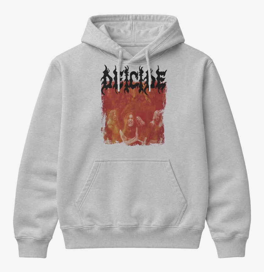 Poleron Canguro básico Gris Melange de Deicide Amon