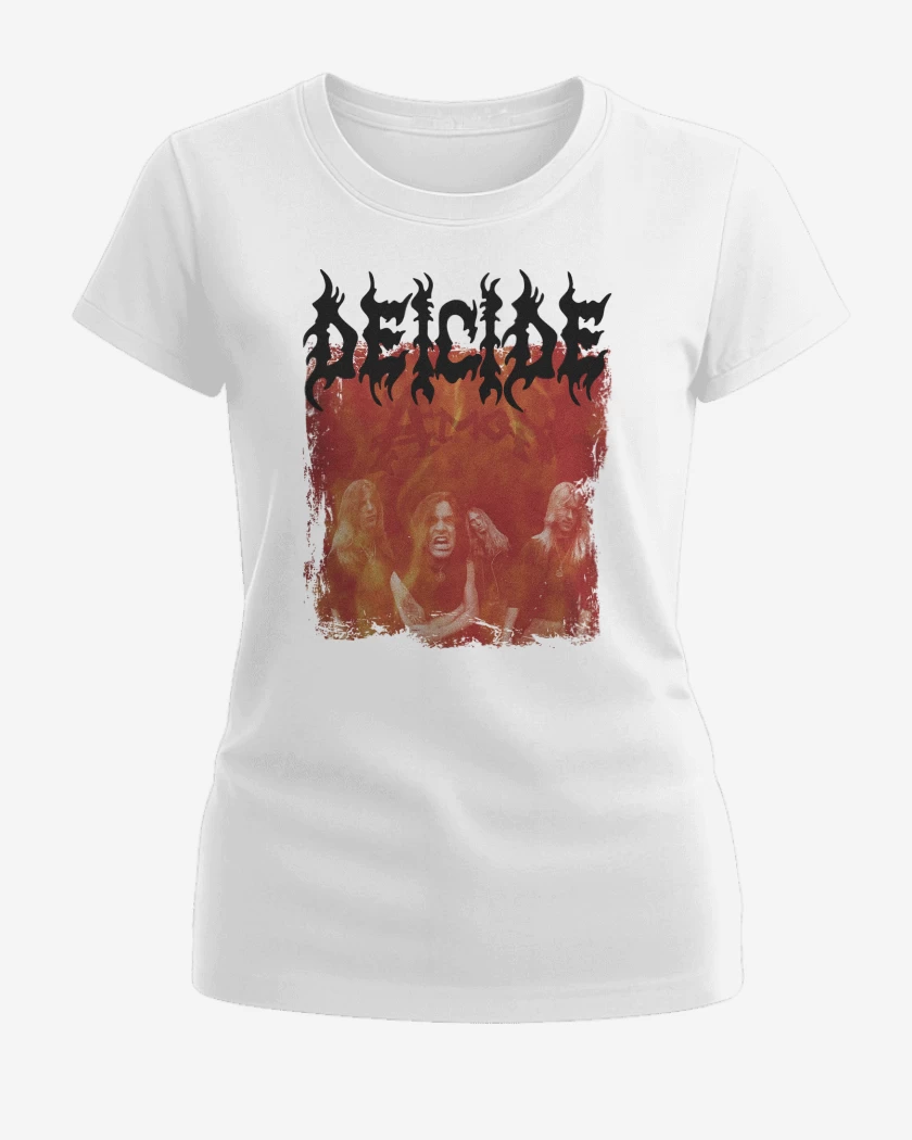 Polera de Mujer Blanco de Deicide Amon
