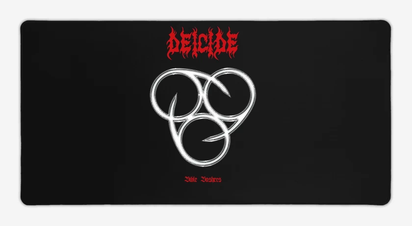 Mouse pad Gamer Negro de Deicide Bible Bashers