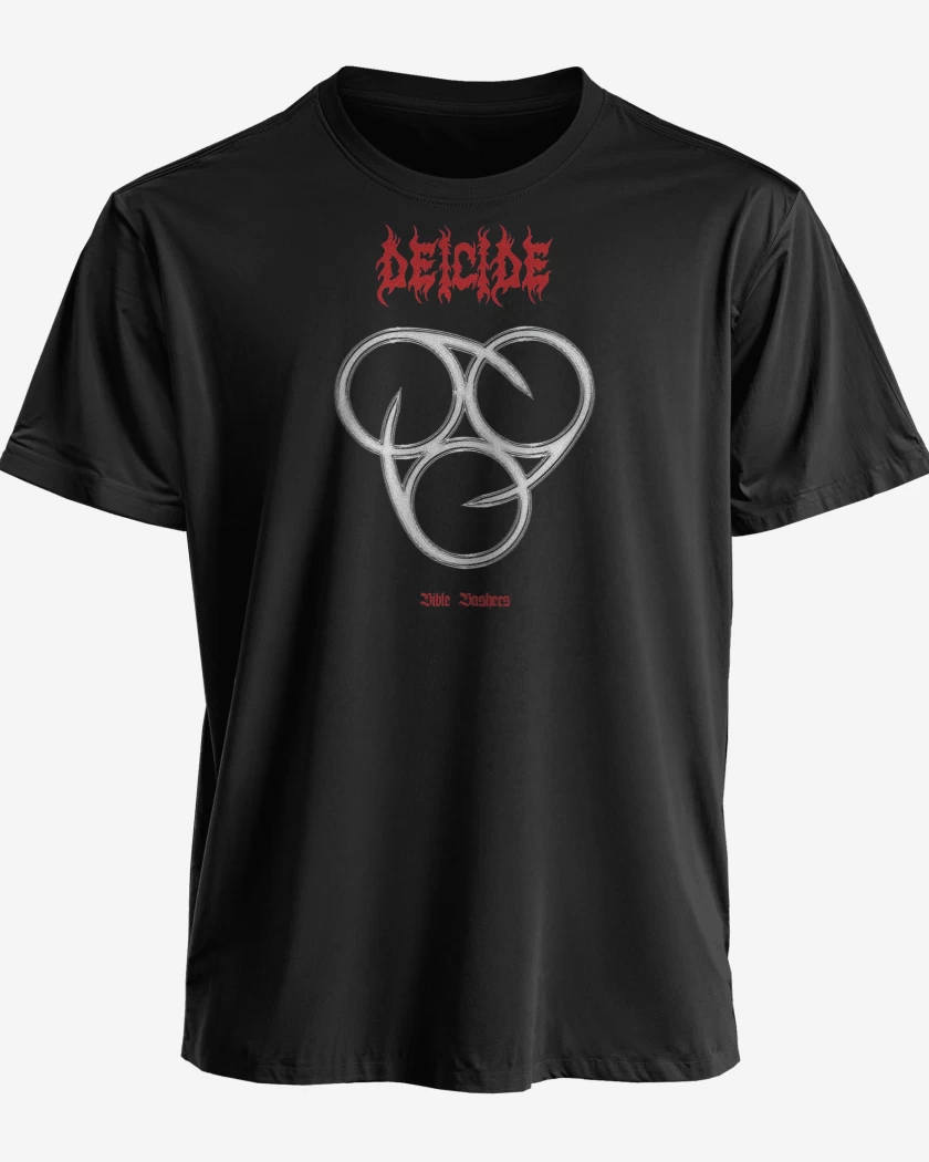 Polera Deicide Bible Bashers