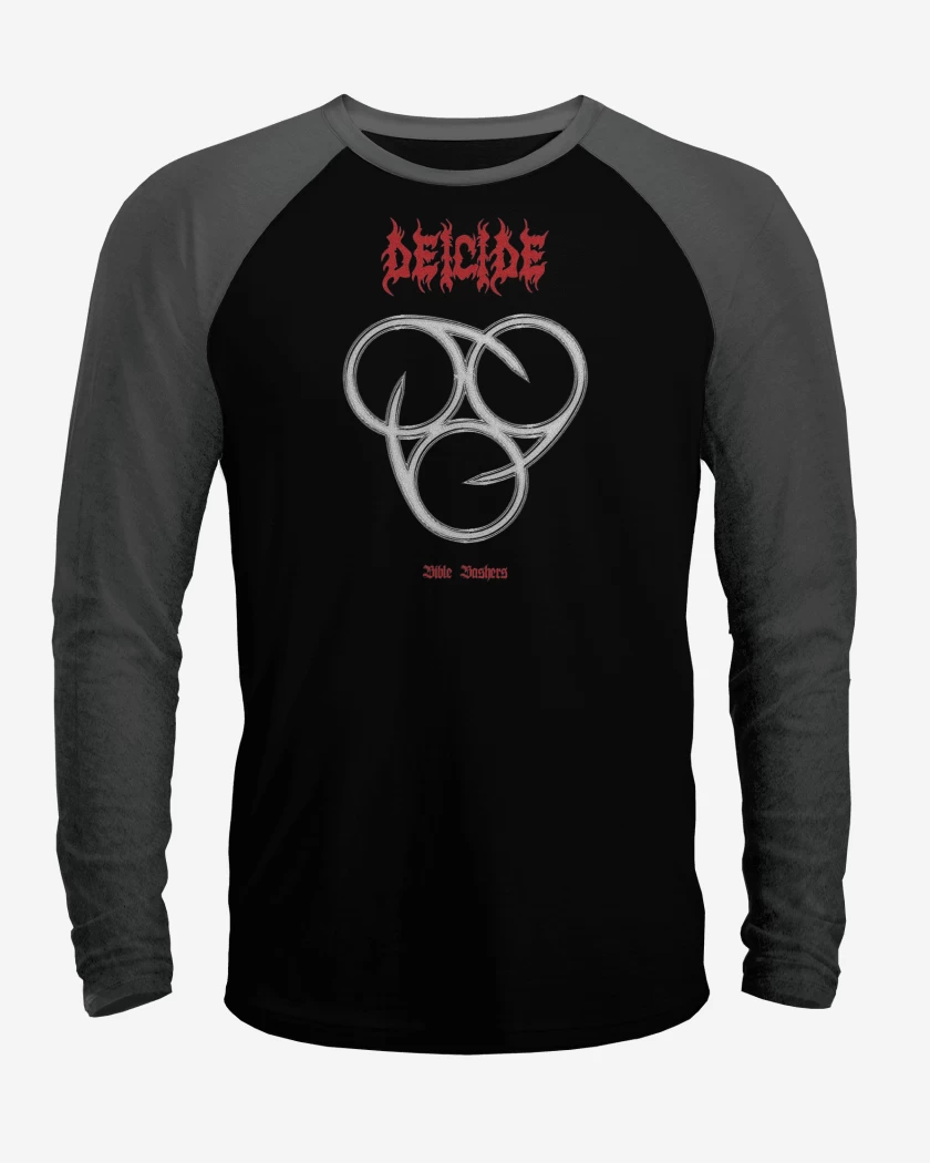 Polera Raglan Deicide Bible Bashers