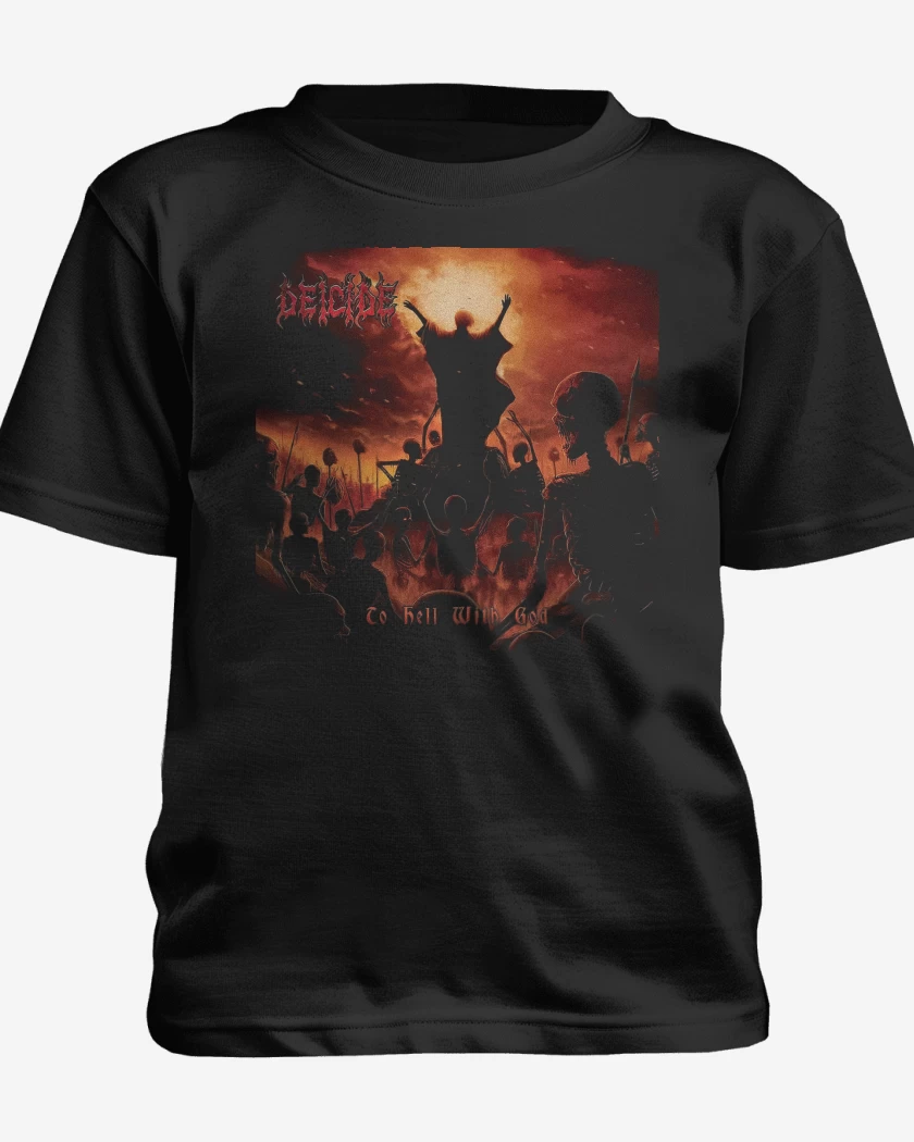 Polera de niño Negro de Deicide To Hell With God