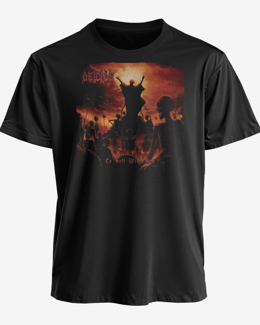 Polera Deicide To Hell With God