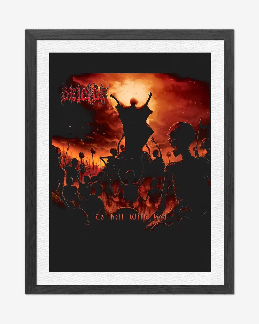 Cuadro decorativo Deicide To Hell With God