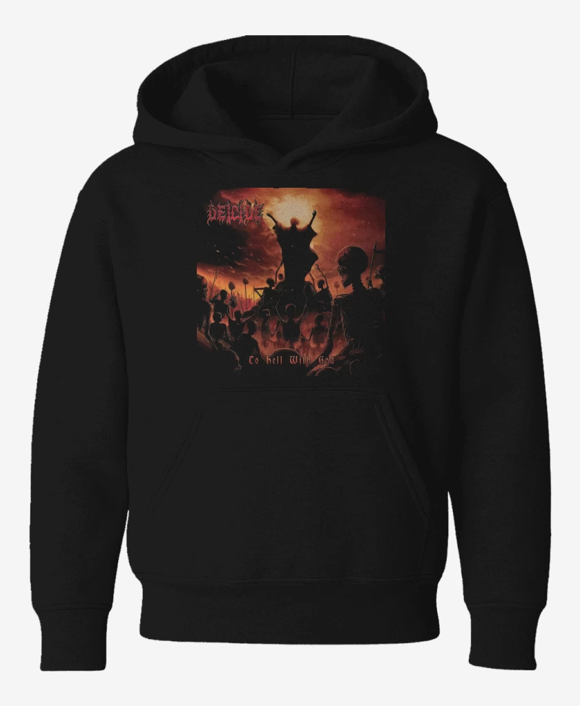 Poleron de niño Negro de Deicide To Hell With God