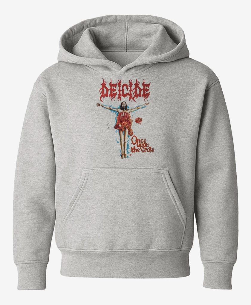 Poleron de niño Gris Melange de Deicide Once Upon The Cross B