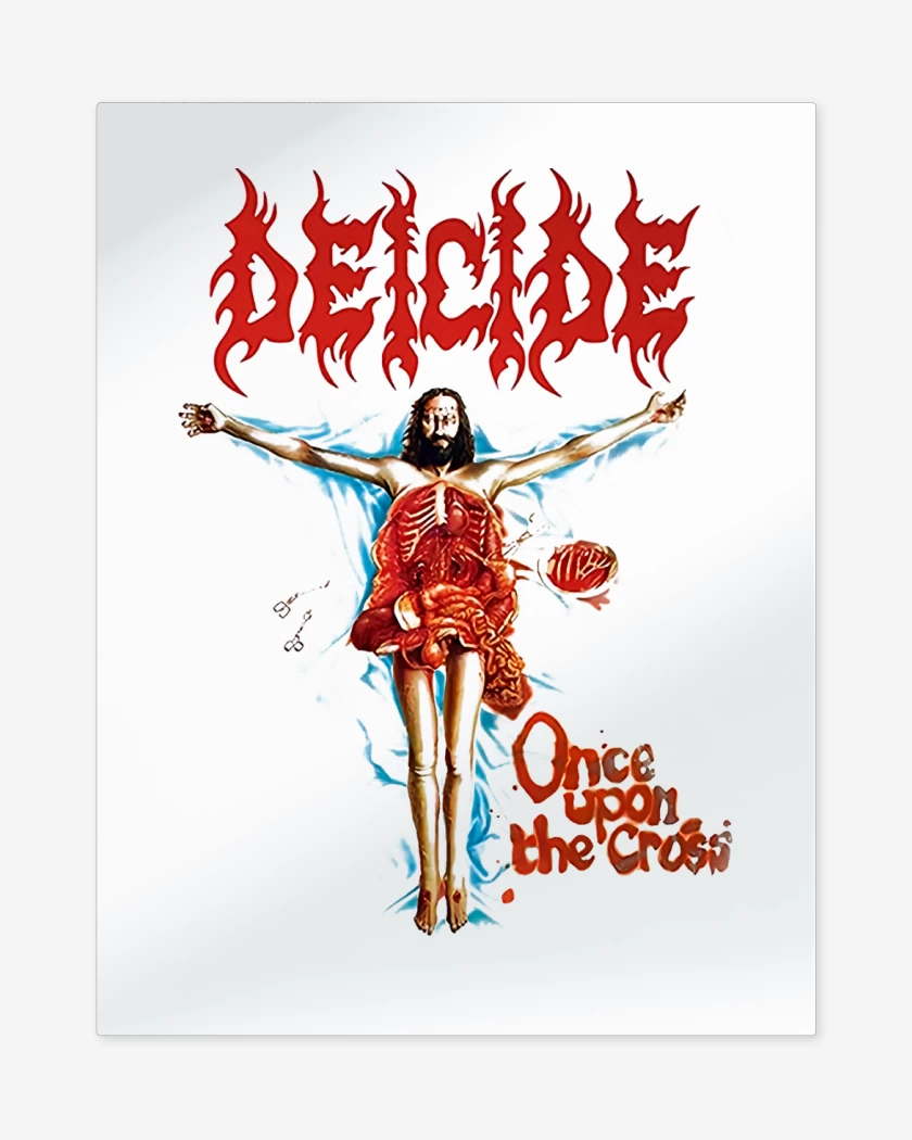 Print metalico Deicide Once Upon The Cross B