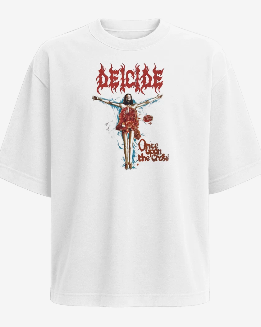 Polera Oversize Deicide Once Upon The Cross B