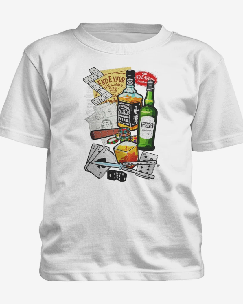 Polera de niño Blanco de Vicios
