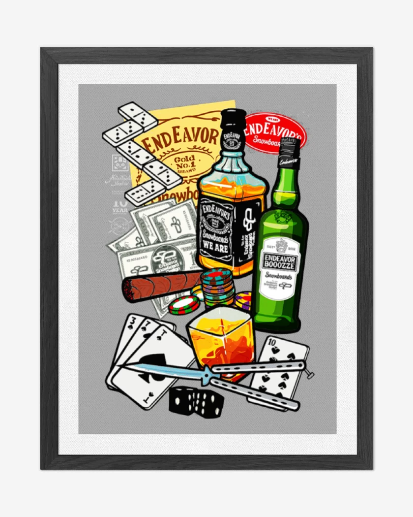 Cuadro decorativo Gris Melange de Vicios