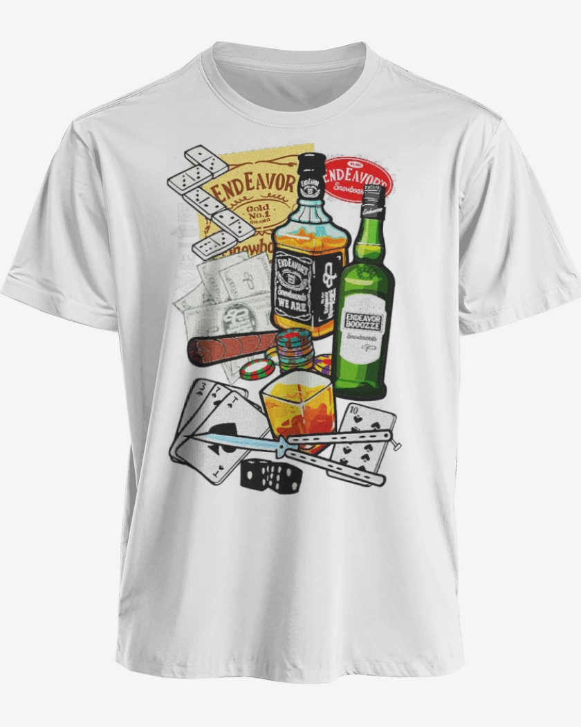 Polera premium Blanco de Vicios