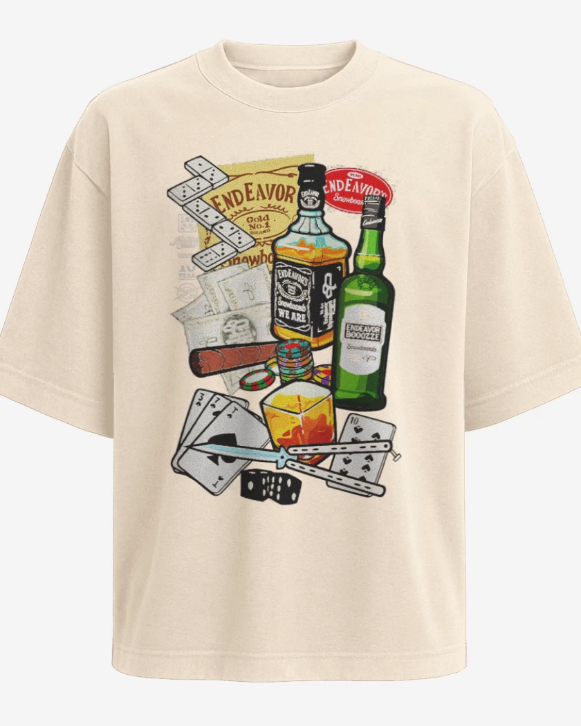Polera Oversize Beige de Vicios