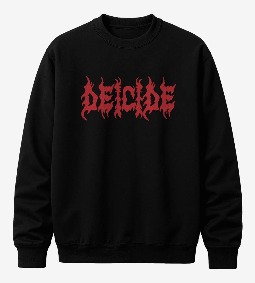 Poleron polo Deicide Logo Rojo