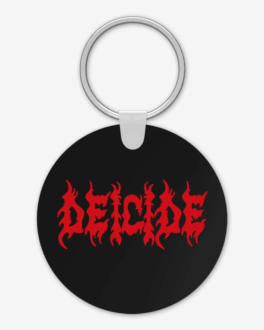 Llavero Deicide Logo Rojo