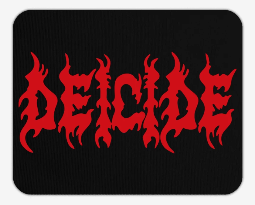 Mousepad Deicide Logo Rojo