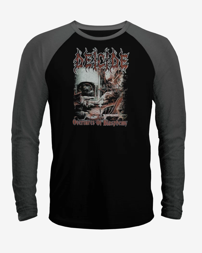 Polera Raglan Deicide Overtures of Blasphemy