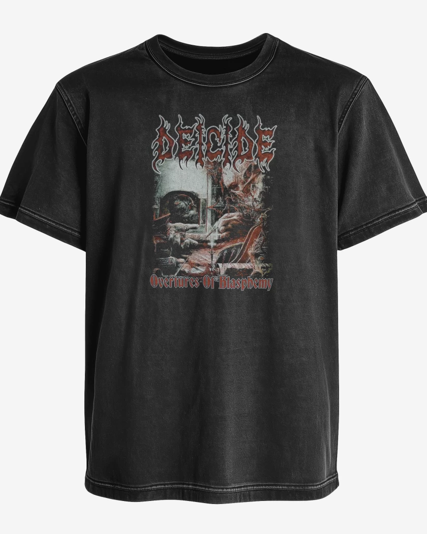 Polera desgastada Deicide Overtures of Blasphemy
