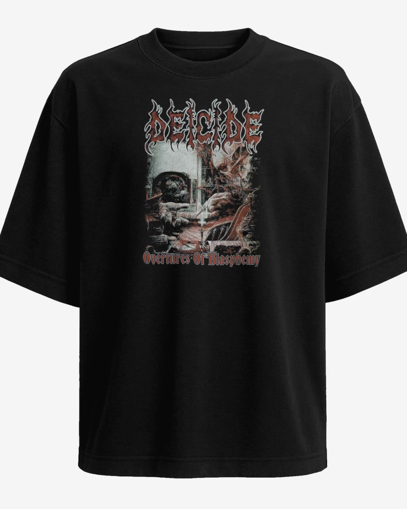 Polera Oversize Deicide Overtures of Blasphemy
