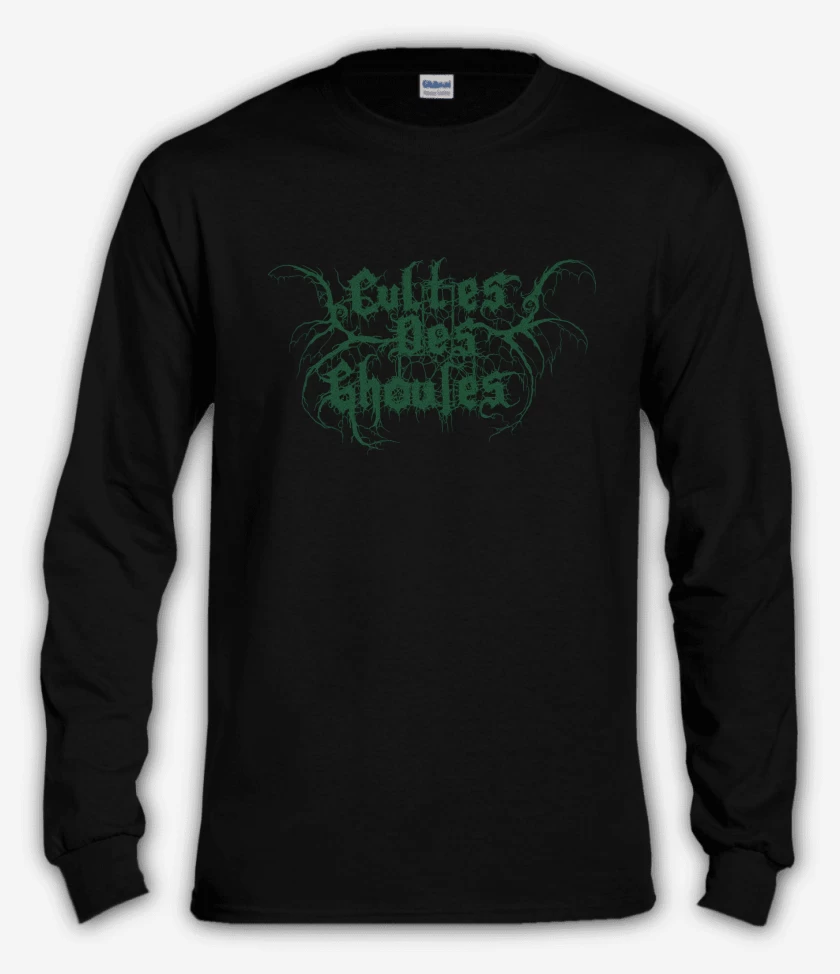Polera manga larga Negro de Cultes des Ghoules Logo