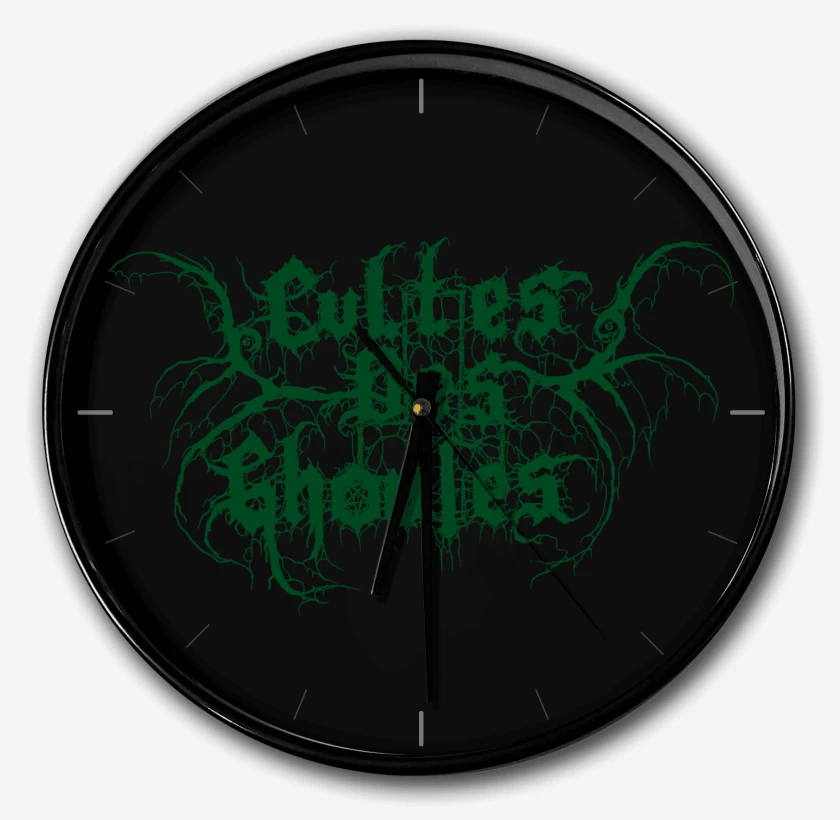 Reloj Negro de Cultes des Ghoules Logo