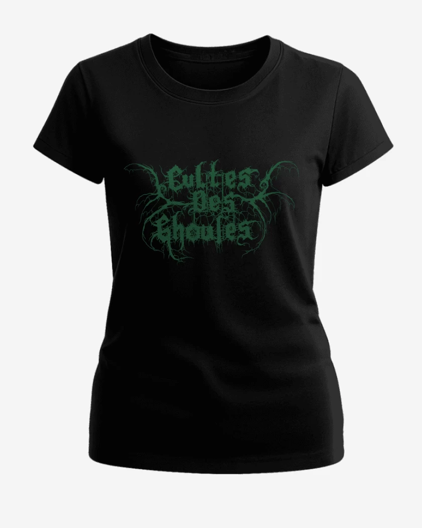 Polera de Mujer Negro de Cultes des Ghoules Logo