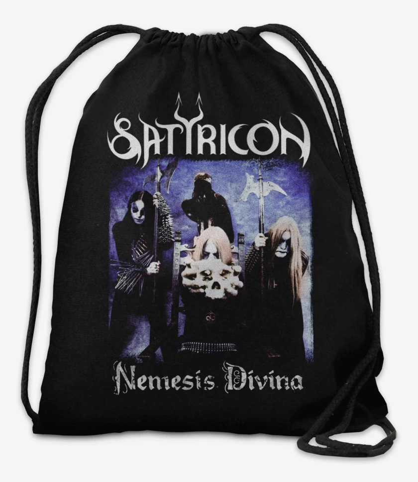 Mochila Negro de Satyricon Nemesis Divina