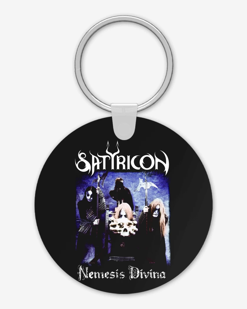 Llavero Negro de Satyricon Nemesis Divina