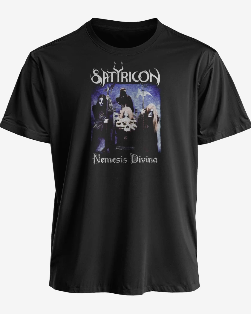 Polera premium Negro de Satyricon Nemesis Divina