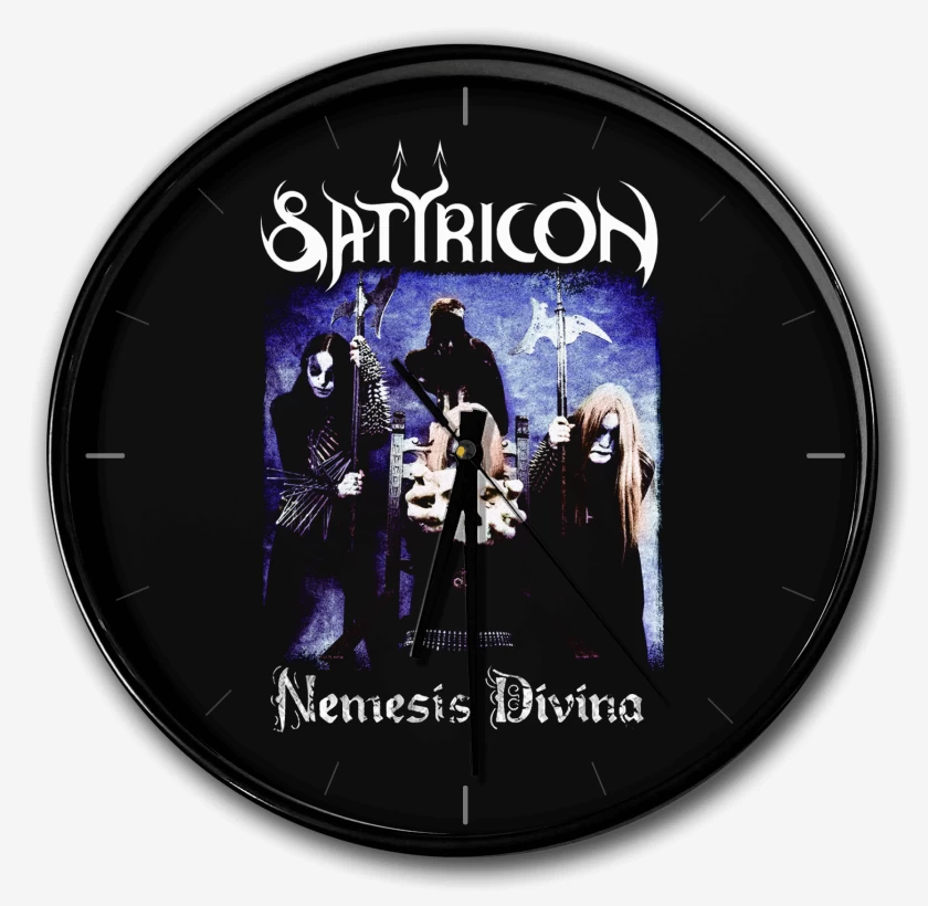 Reloj Negro de Satyricon Nemesis Divina
