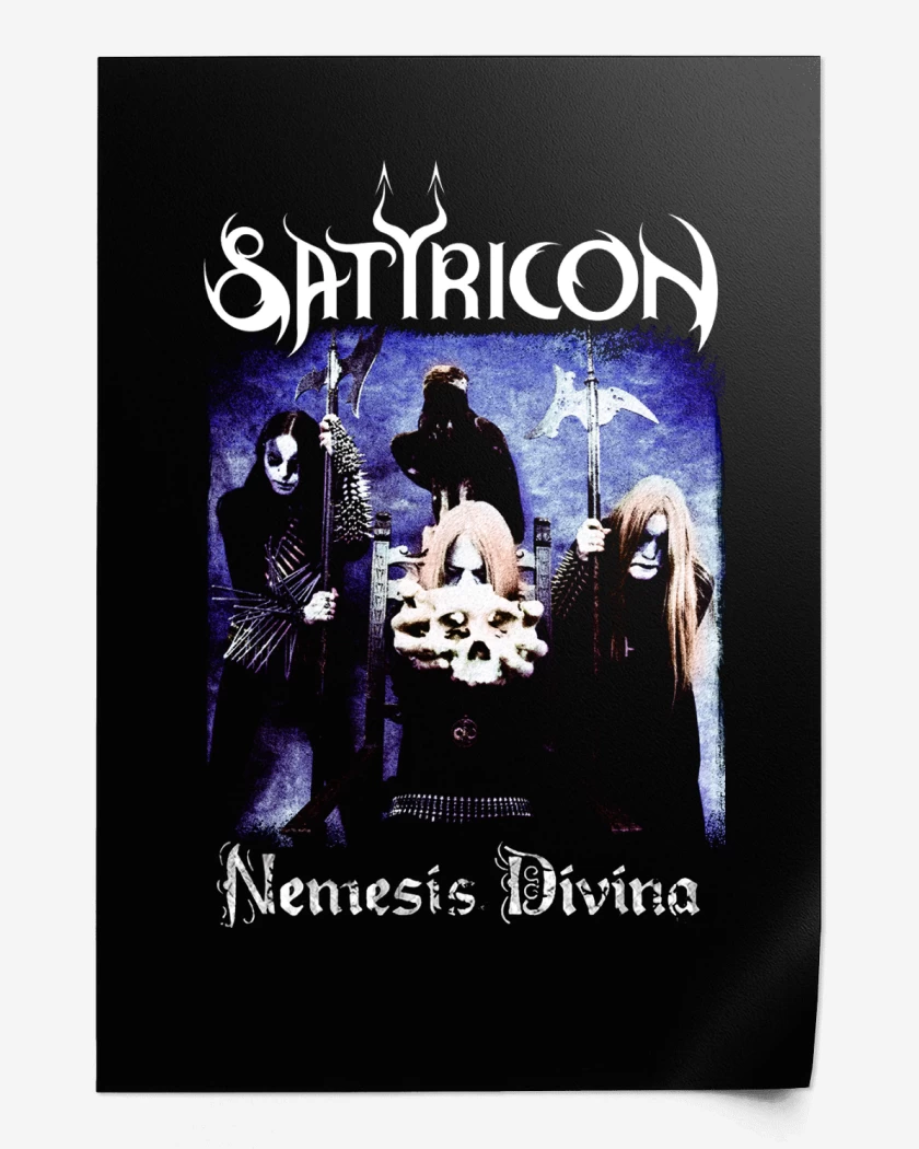 Print Negro de Satyricon Nemesis Divina