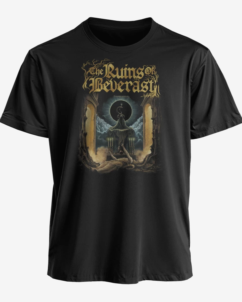 Polera Negro de The Ruins of Beverast Templeschlaf