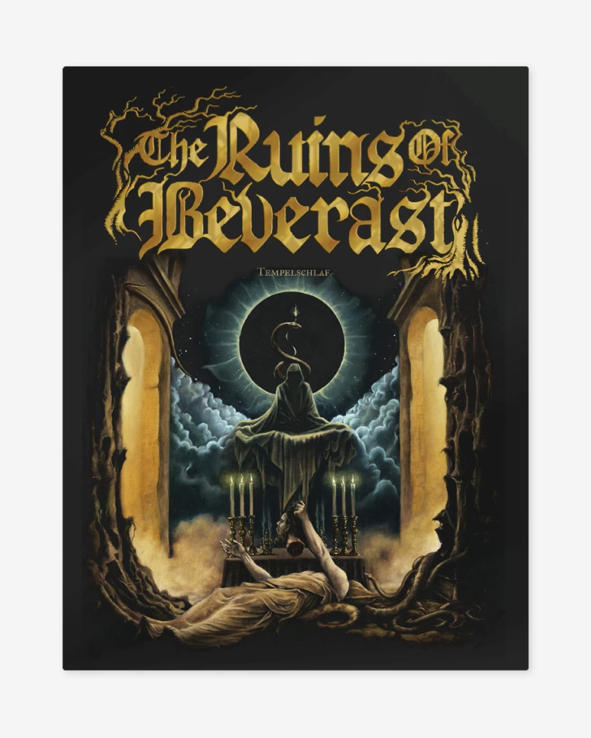 Print metalico Negro de The Ruins of Beverast Templeschlaf