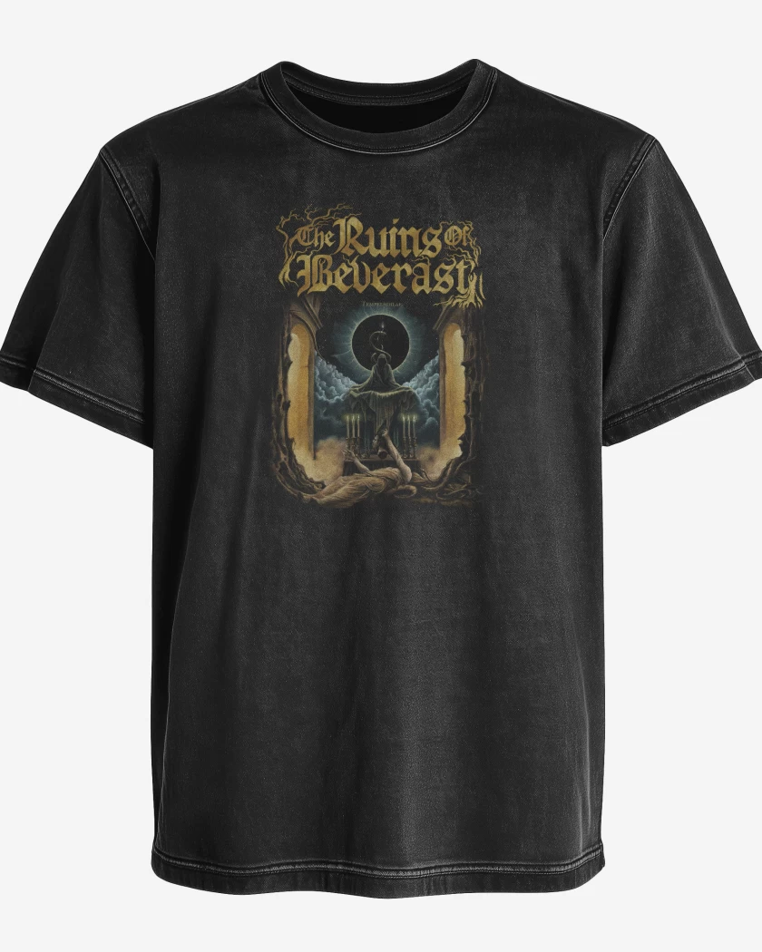 Polera desgastada Negro de The Ruins of Beverast Templeschlaf