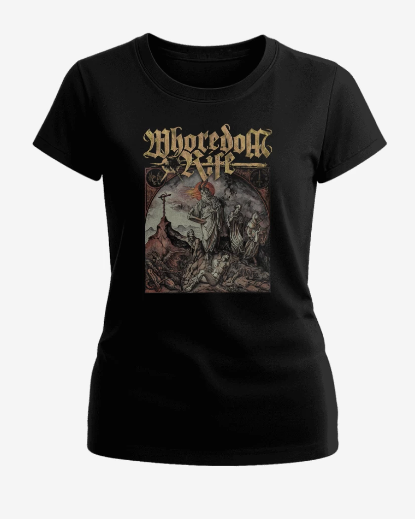 Polera de Mujer Whoredom Rife Den vrede makt