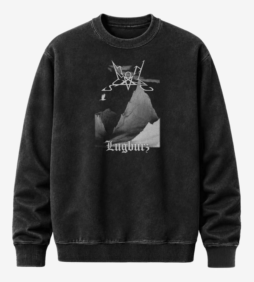 Poleron Polo Acid Wash Negro de Summoning Lugburz