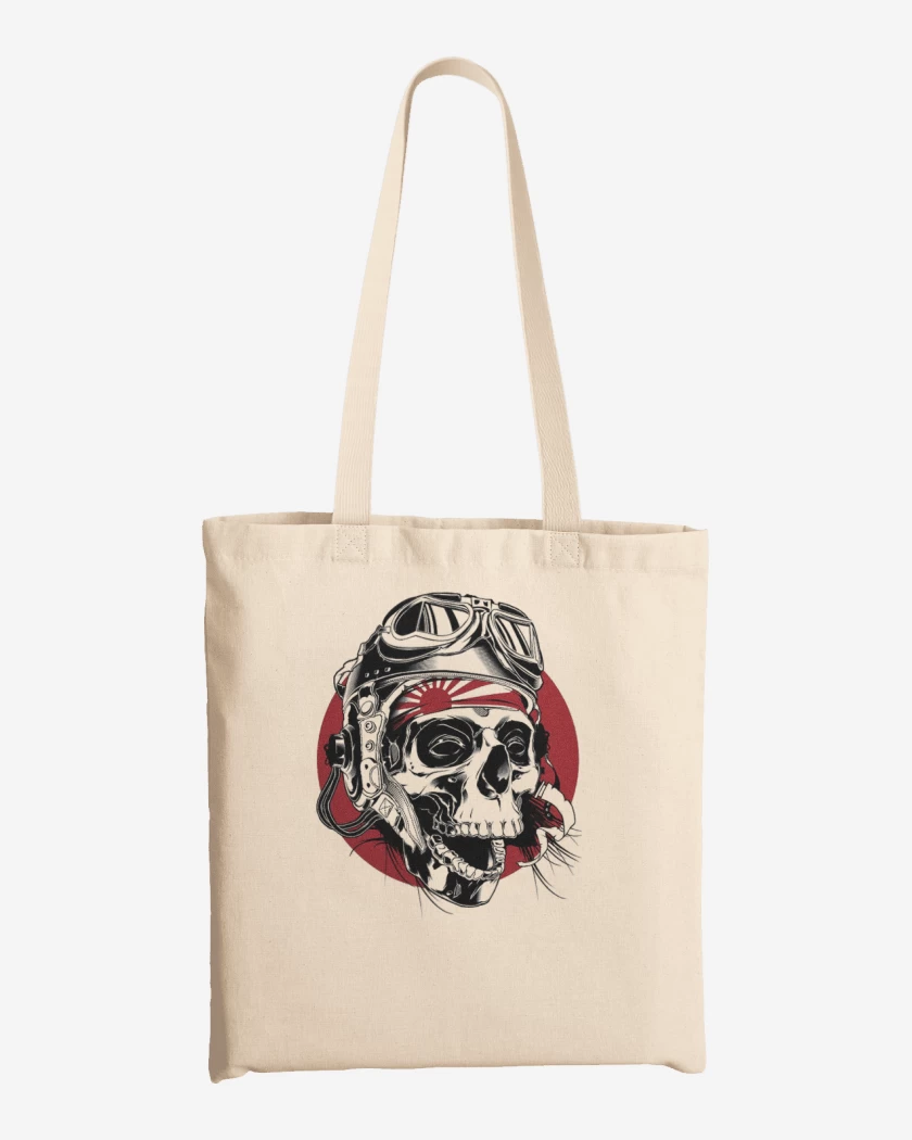 Totebag Kamikaze Skull