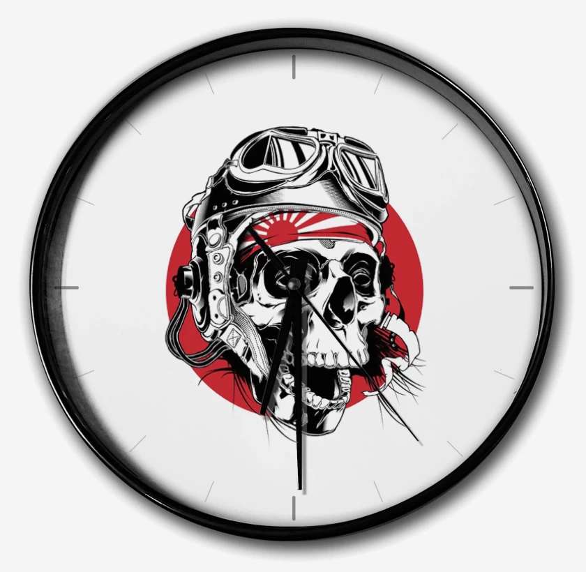 Reloj Blanco de Kamikaze Skull