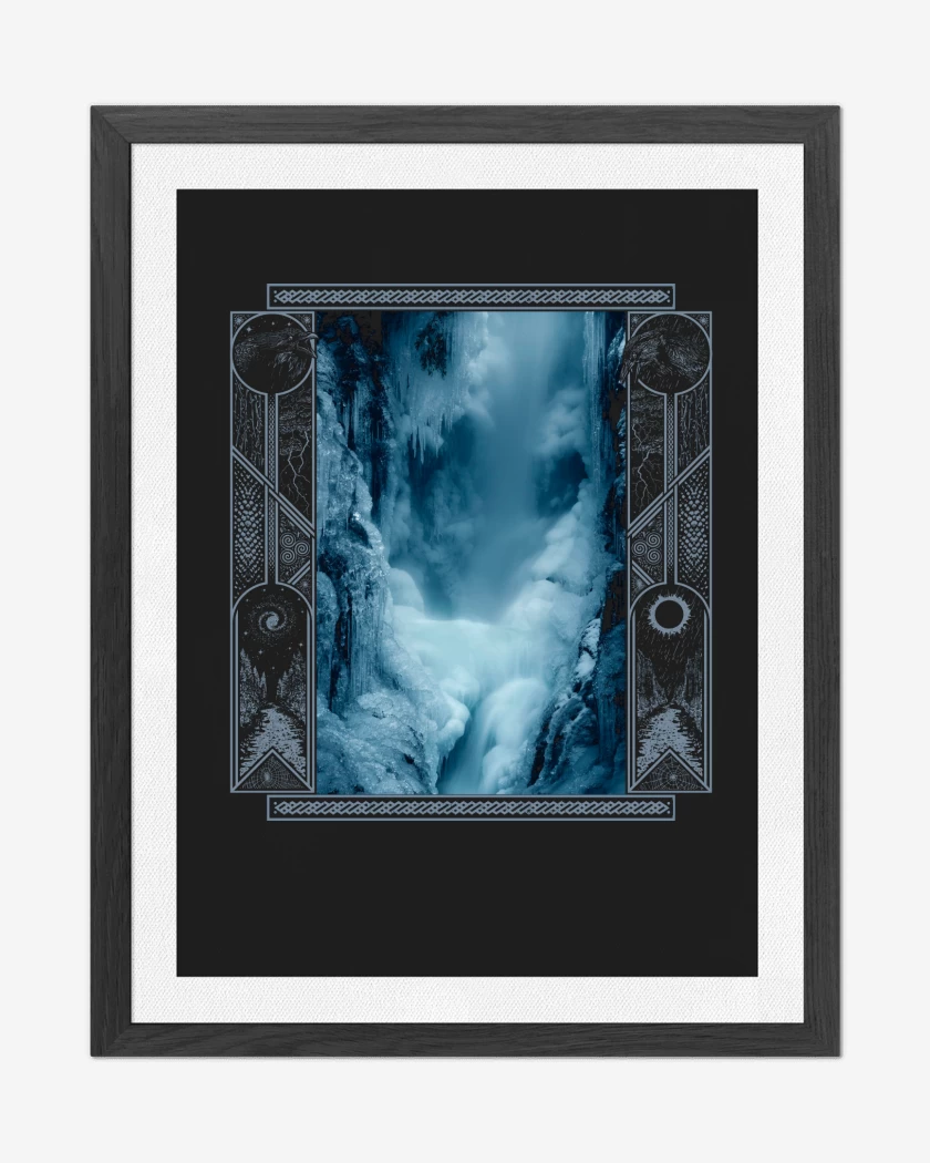 Cuadro decorativo Negro de Wolves in the Throne Room Crypt of Ancestral 