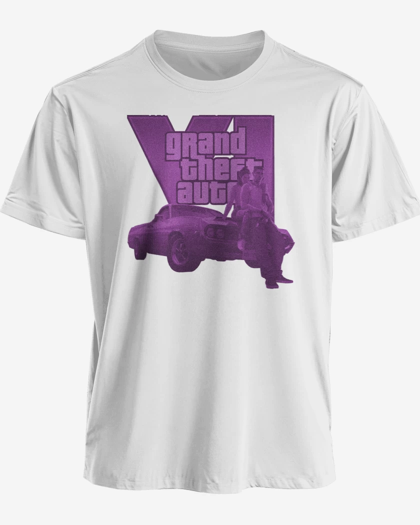 Polera premium Blanco de Gta 6 R