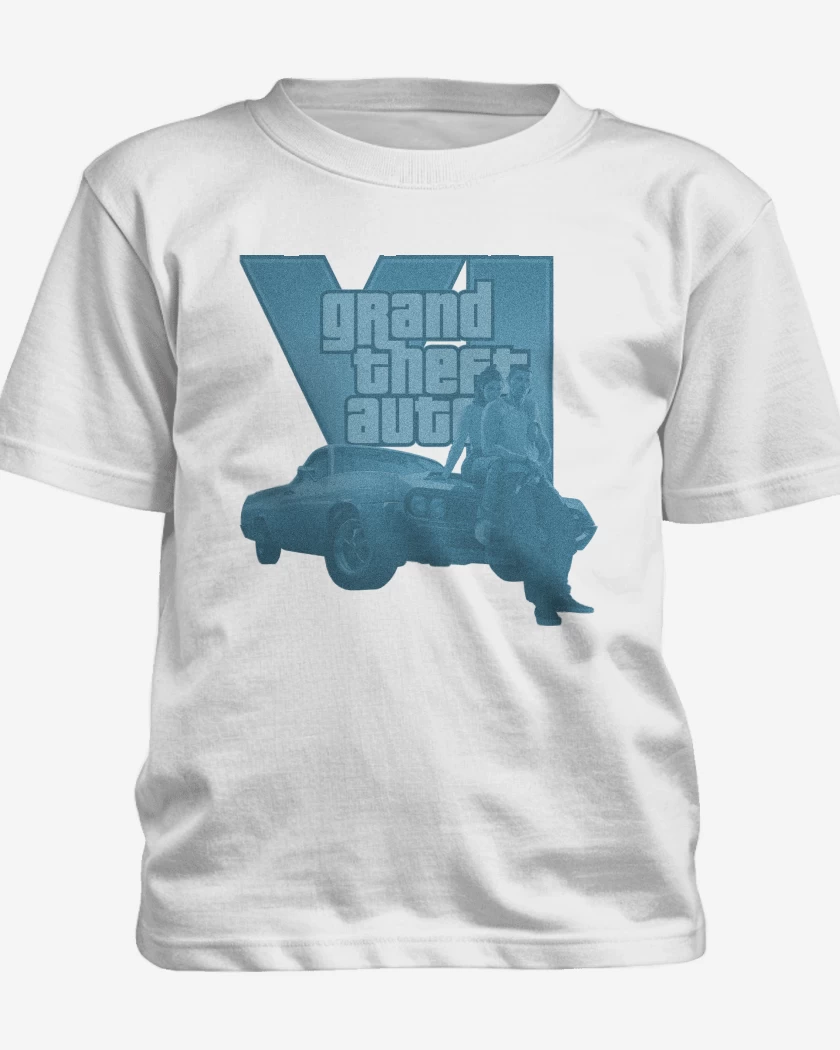 Polera de niño Blanco de GTA 6 A