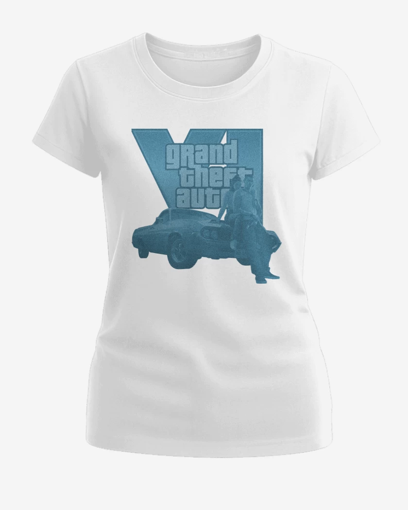 Polera de Mujer Blanco de GTA 6 A