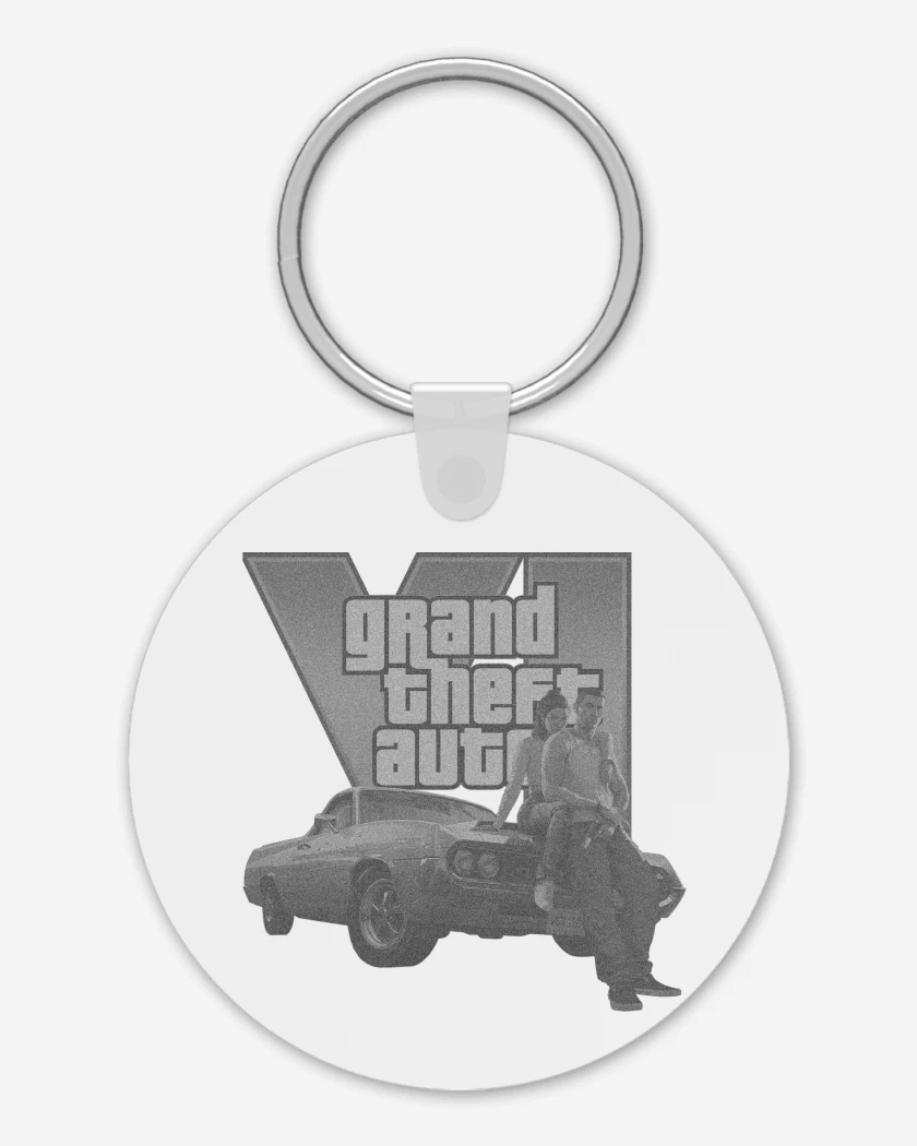 Llavero Gta 6 BW