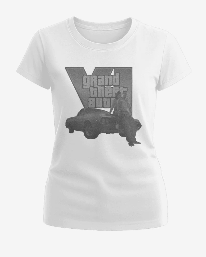 Polera de Mujer Blanco de Gta 6 BW