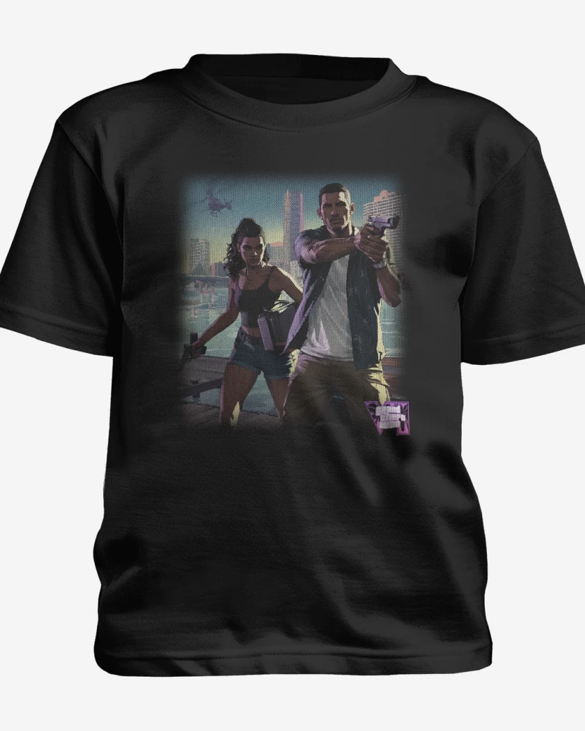 Polera de niño Negro de GTA VI S