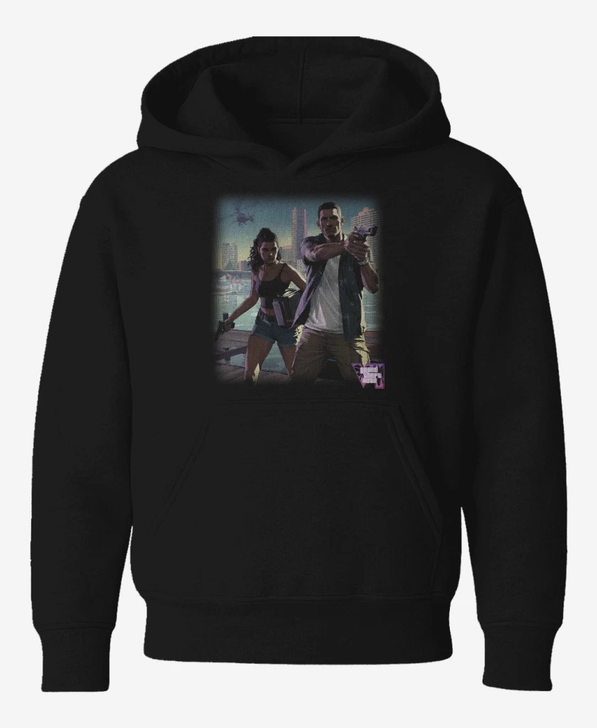 Poleron de niño Negro de GTA VI S